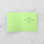 Carte Ancienne mode St. Patrick's Day Cards (Intérieur)