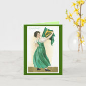 Carte Ancienne mode St. Patrick's Day Cards (Fleur jaune)
