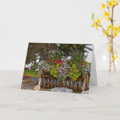 CARTE ANCIENNE PLANTE DE DRILL DE GRAINES DE FERME RUSÉE (Fleur jaune)