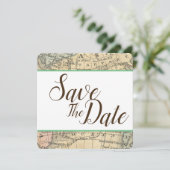Carte ancienne pour Save The Date (Debout devant)