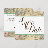 Carte ancienne Save The Date (Devant / Derrière)