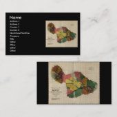 Carte ancienne vintage d'enquête de Maui - Hawaï, (Devant / Derrière)