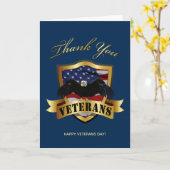 Carte Anciens combattants Merci (Fleur jaune)