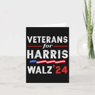 Carte Anciens Combattants Pour Harris Waltz Élection 202