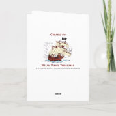 Carte Ancient Bard St. David's Day Greeting (Dos)