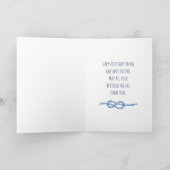 Carte Ancre Rose Avec Corde Et Coquillages Anniversaire (Intérieur)