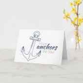 Carte Ancres d'espoir (Fleur jaune)