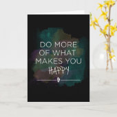 CARTE **AND I HOPE YOU WILL DO IT WITH ME*** (Fleur jaune)