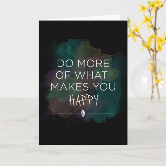 CARTE **AND I HOPE YOU WILL DO IT WITH ME*** (Fleur jaune)