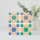 Carte Andalusian Tiles 4 (Debout devant)