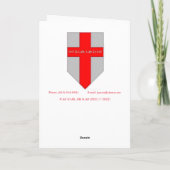 Carte "Ander's Close Call" Get Well Card (Dos)