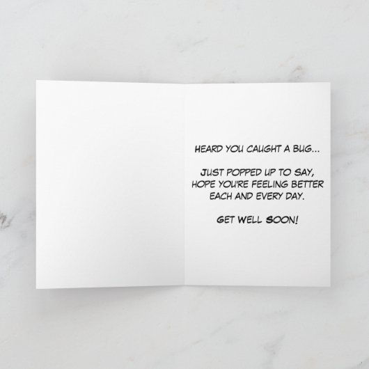 Carte "Ander's Close Call" Get Well Card (Intérieur)