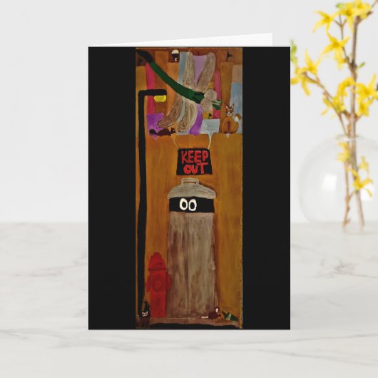 Carte "Ander's Close Call" Get Well Card (Fleur jaune)