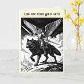 Carte Andras le Cavalier de la Chouette (Fleur jaune)