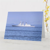 Carte Andrea Doria, destroyer italien (Fleur jaune)