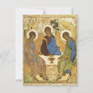Carte Andrei Rublev Iconique Trinity Angels Abraham Bibl