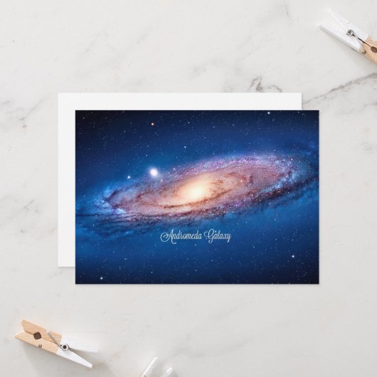 Carte Andromeda Galaxy (Devant/Arrière en situation)