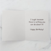 Carte Âne modifiable rit Anniversaire (Intérieur)