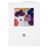 Carte Anemone Spring Flowers Anniversaire (Dos)