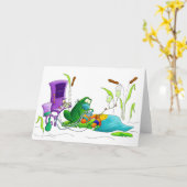 Carte Anesthésie Médecin Frog (Fleur jaune)