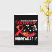 Carte Aneurysme Guerrier Incassable Chirurgie Sensibilis (Fleur jaune)