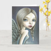 Carte ange (Fleur jaune)