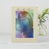 Carte Ange Arc-en-Ciel  Sœur (Debout devant)