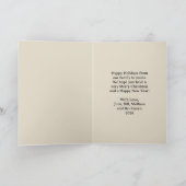 Carte Ange Avec Guitare Noël (Intérieur)