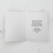 Carte Ange Avec Ornement De Noël (Intérieur)