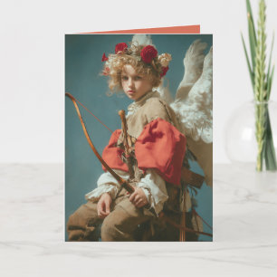Carte Ange Cupidon Vintage