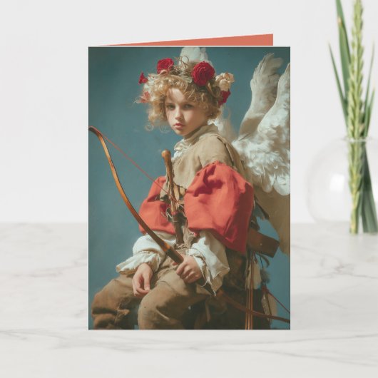 Carte Ange Cupidon Vintage (Devant)