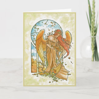 Carte Ange d'automne