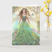 Carte Ange de la Nature guérisseuse – Note de la divine  (Fleur jaune)