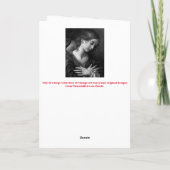 Carte Ange de l'annonce (Dos)