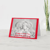 Carte Ange de neige Valentine (Devant)