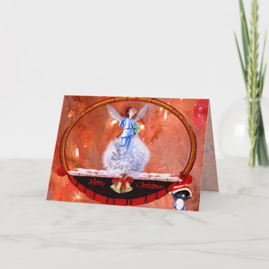 Carte Ange de Noël (Devant)