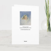 Carte Ange de Noël (Dos)