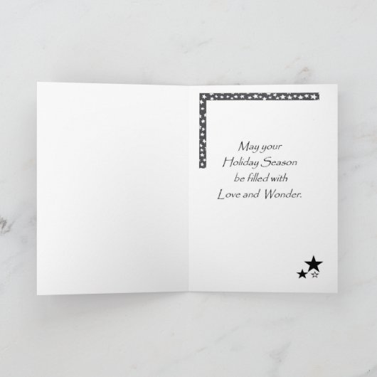 Carte Ange de Noël (Intérieur)