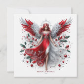 Carte Ange de Noël (Devant)