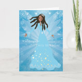 Carte Ange de Noël afro-américaine (Devant)