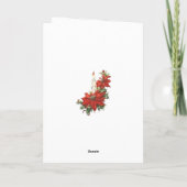 Carte Ange de Noël Bonne Nouvelle & Grande Joie Félicita (Dos)