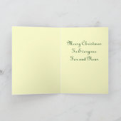 Carte Ange de Noël Vintage (Intérieur)
