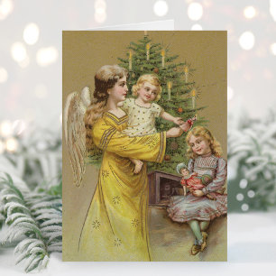 Carte Ange de Noël   Vintage