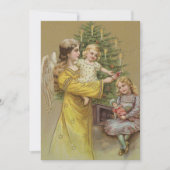 Carte Ange de Noël | Vintage (Devant)
