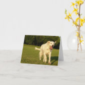 Carte Ange de sourire (Fleur jaune)