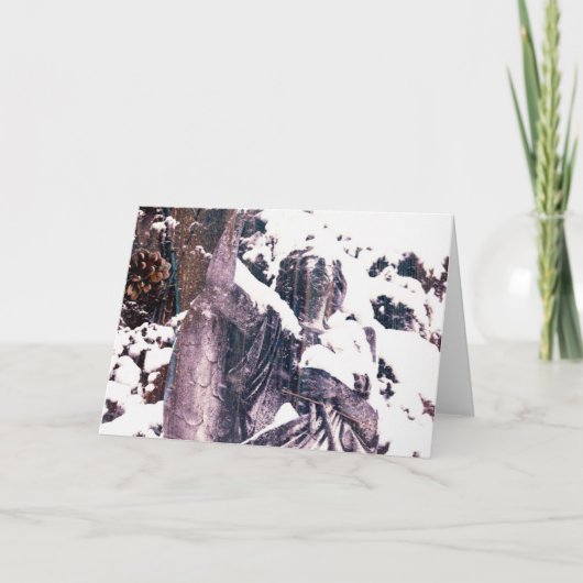 Carte Ange d'hiver (Devant)