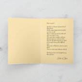 Carte ange doré Sympathie pour Corgi perdu (Intérieur)