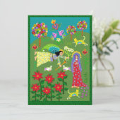 Carte Ange Gabriel et la Vierge Marie Annonciation (Debout devant)