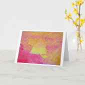 Carte Ange gardien (Fleur jaune)