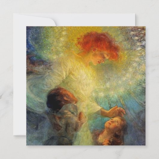 Carte « Ange gardien » de Franz Dvorak (Devant)